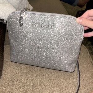 Michael Kors silver glitter limited edition Alex